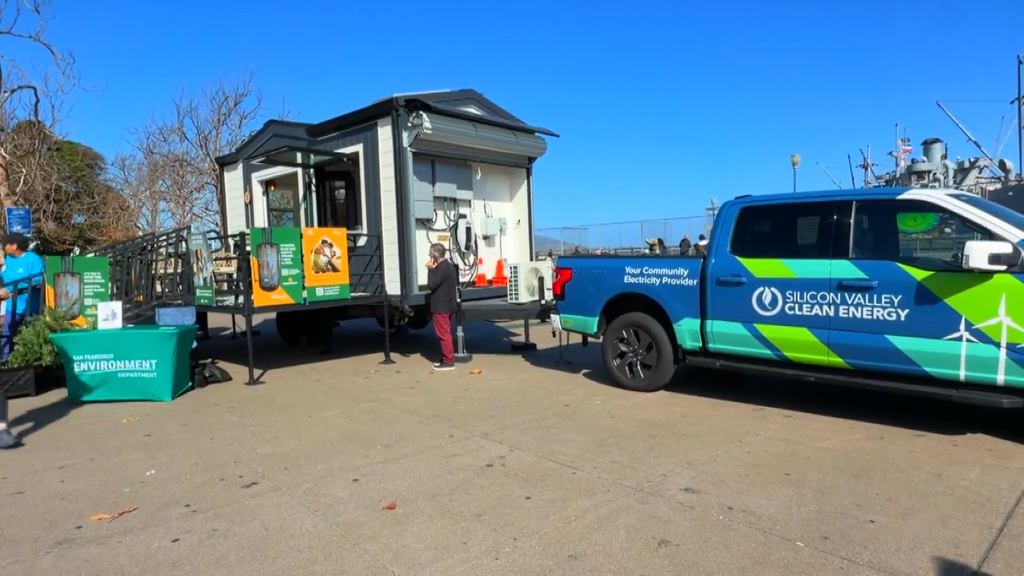 Pop-up all-electric mobile home in San Francisco demonstrates carbon-free buildings of the future — CBS Bay Area (KPIX), Woodside Technology news