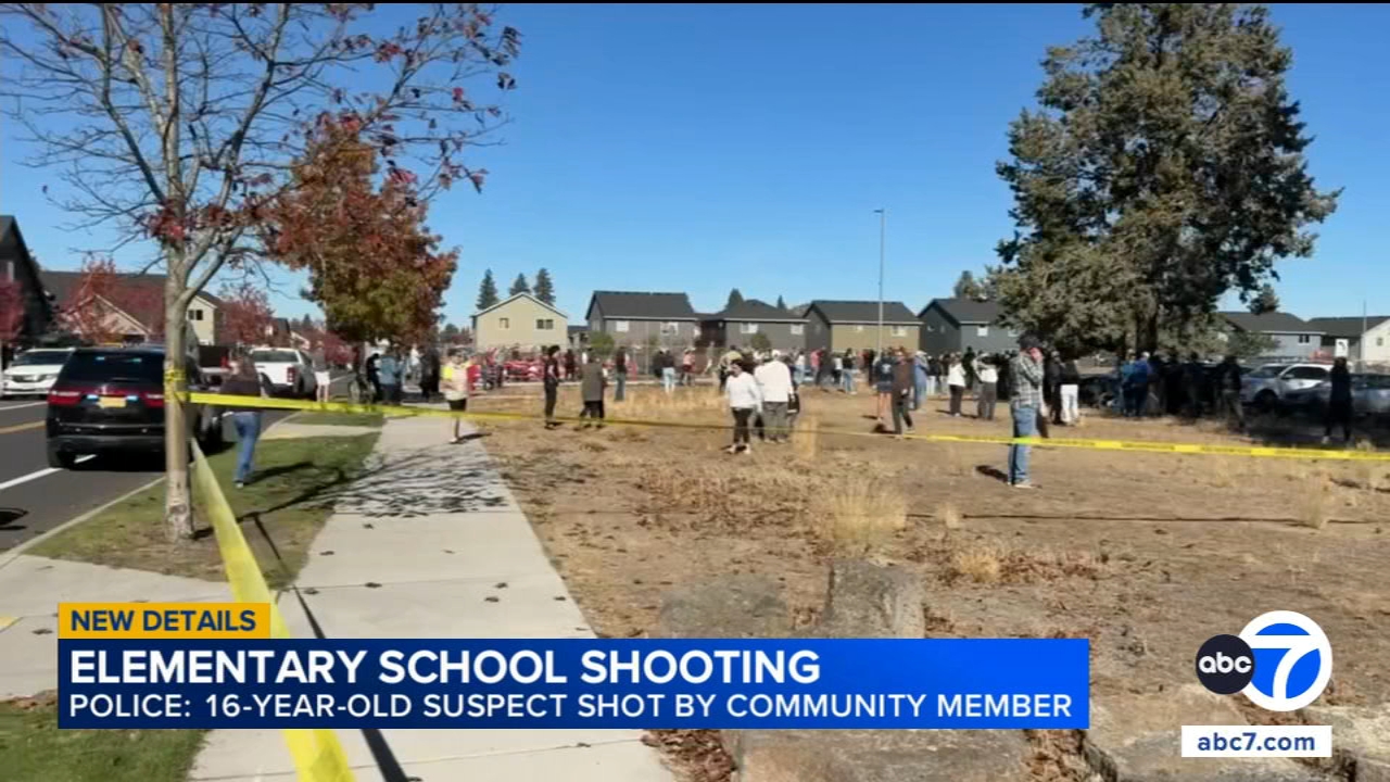 3 children, 1 teacher killed in shooting at Bend, Oregon elementary school; teen shooter also dead: Police
— ABC 7 Bay Area, Woodside Schools news