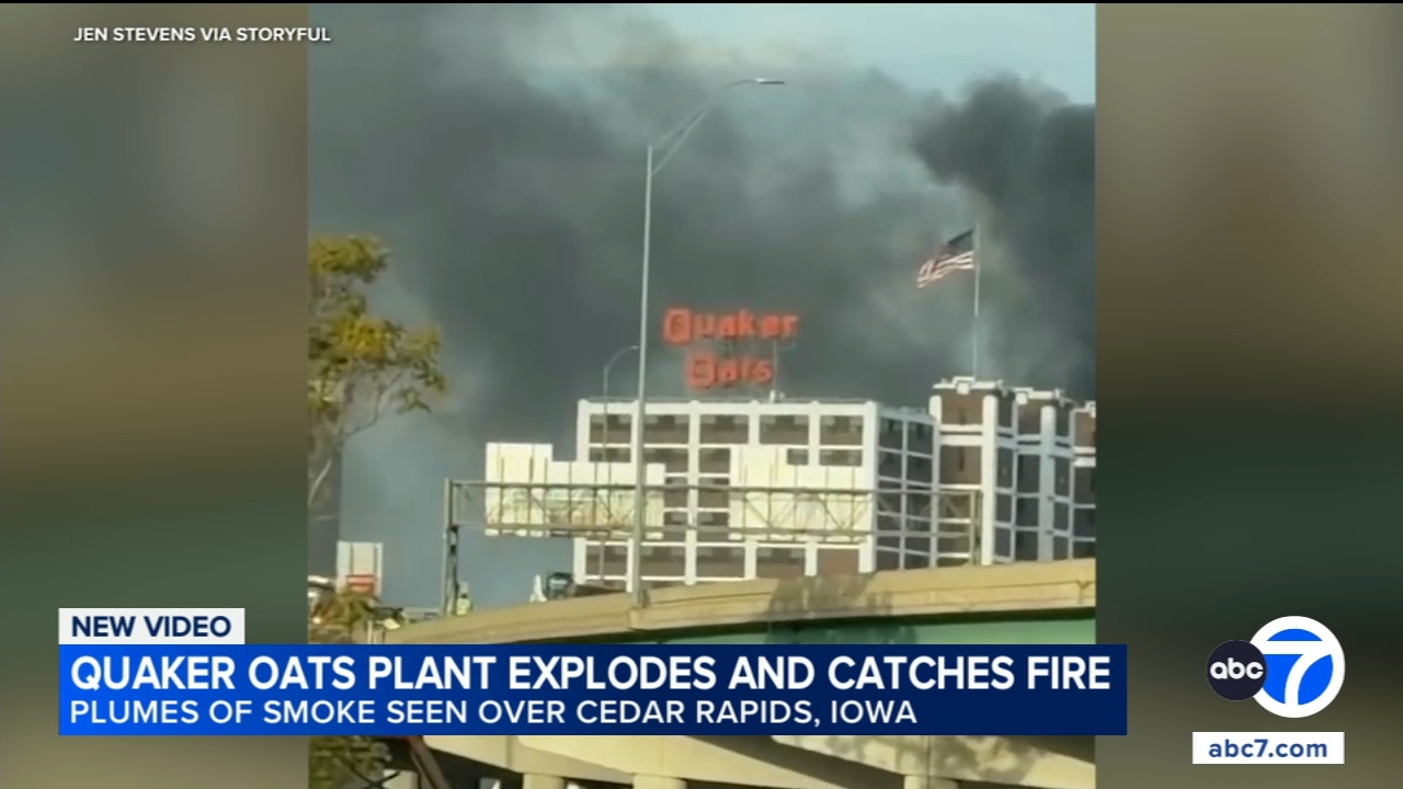 Explosion and fire erupt at Quaker Oats plant in Cedar Rapids, Iowa; no injuries
— ABC 7 Bay Area, Woodside Business news