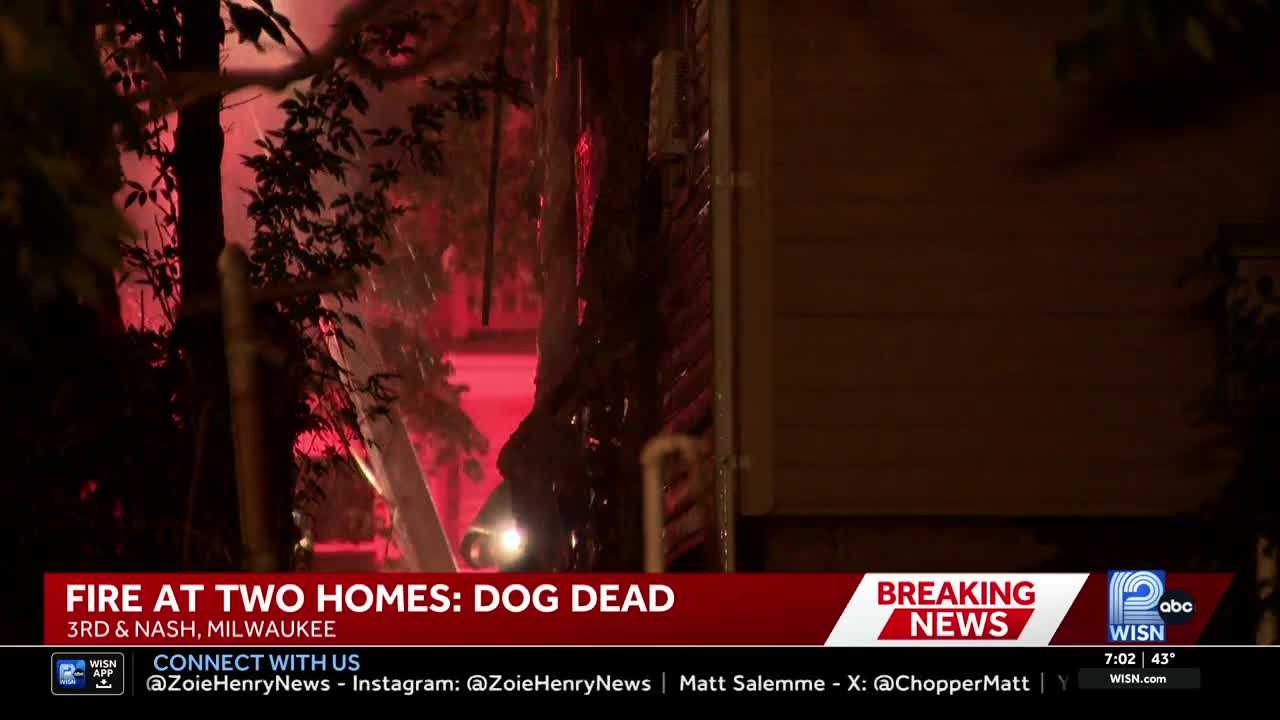 Dog killed during overnight fire that spread from one Milwaukee home to a second — WISN 12 Milwaukee, Woodside Community news