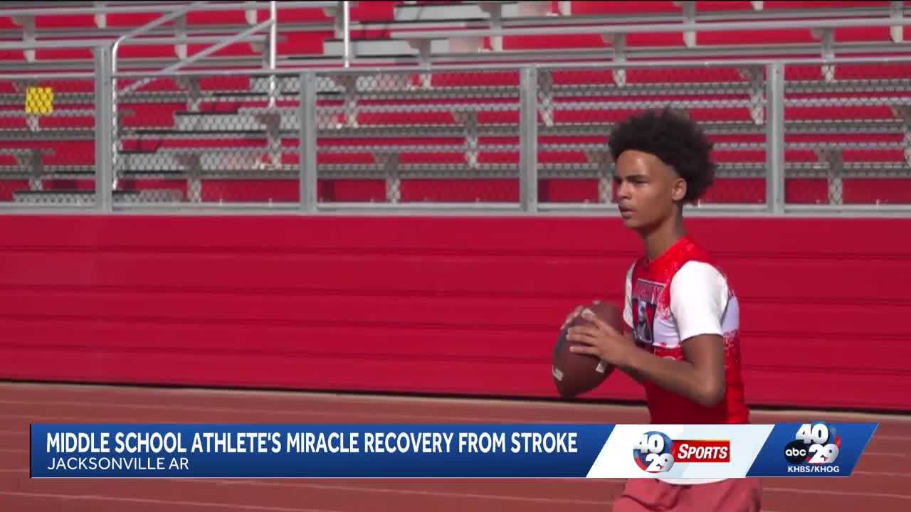 12-year-old football player recovering after spinal cord stroke — WESH 2 Orlando, Woodside Sports news