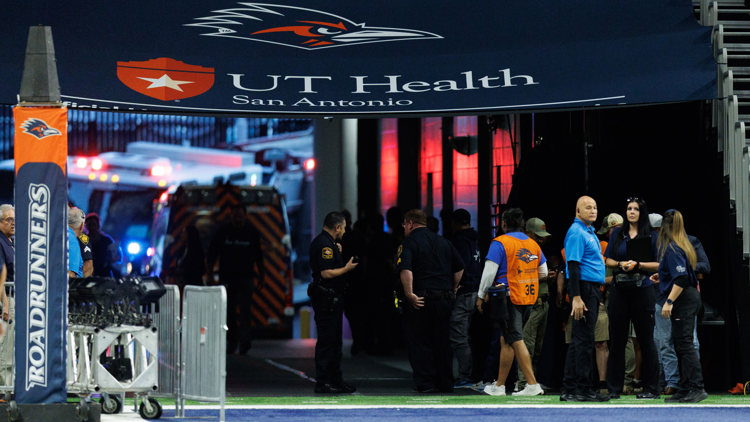 Military member dies after falling while rappelling from Alamodome's ceiling before UTSA vs. Navy game — KENS 5 (San Antonio), Woodside Sports news