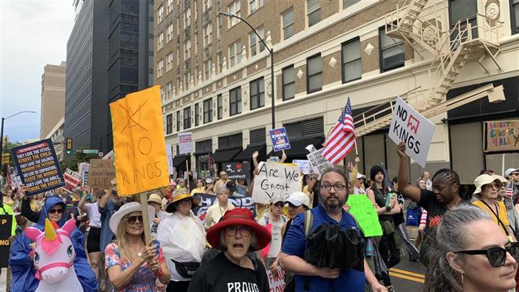 Thousands expected to show up for 'No Kings' protests in North Texas. Here's what you need to know — WFAA (Dallas-Fort Worth), Woodside Community news