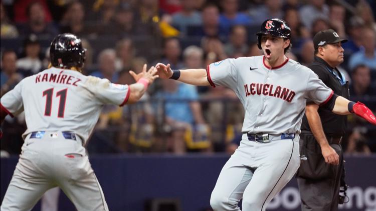Chase DeLauter and José Ramírez lead the Guardians to a 7-3 win over the Rays in Game 1 of the ALCS — WTSP Sports Tampa Bay, Woodside Sports news