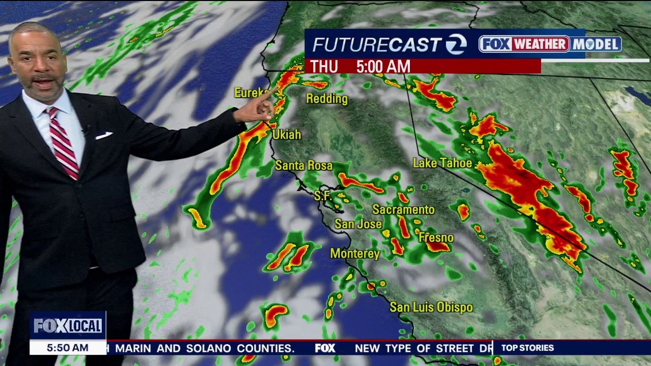 A wet day ahead as rain blankets the Bay Area — KTVU FOX 2 Bay Area, Woodside Sports news