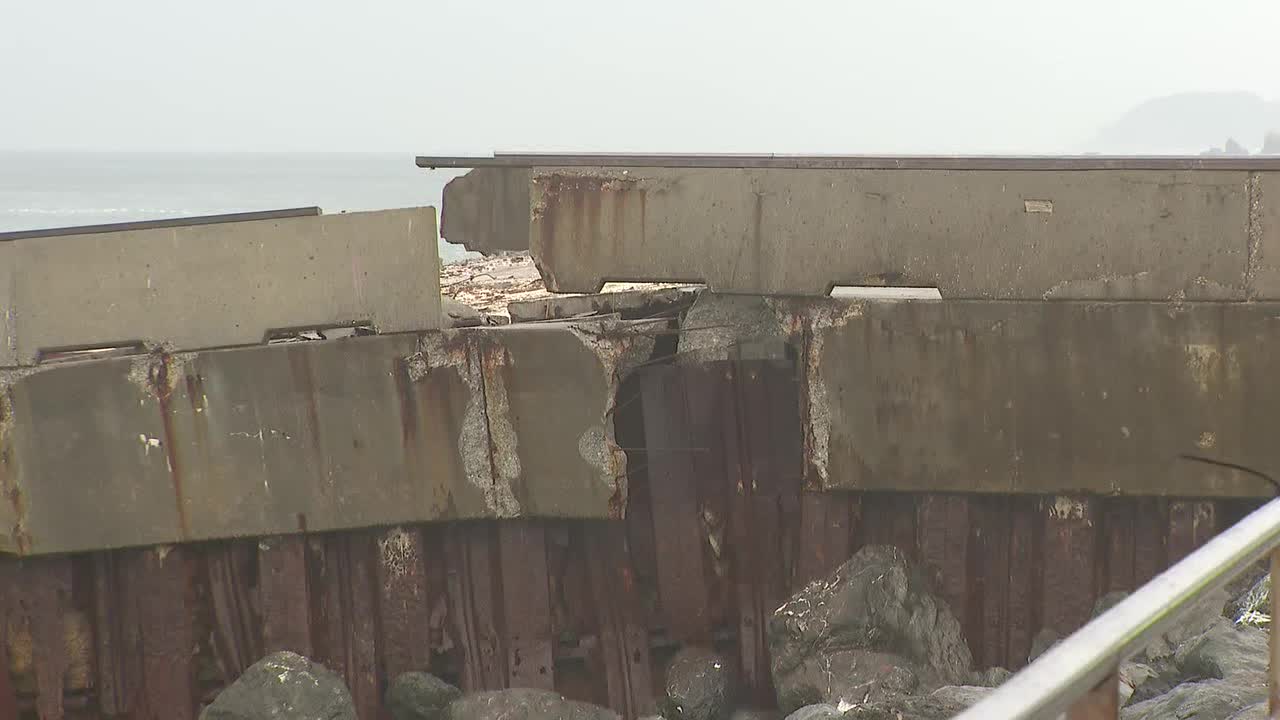 Crews begin to repair crumbling Pacifica Pier — KTVU FOX 2 Bay Area, Woodside Community news